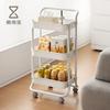 Carrello portaoggetti a rotelle multistrato