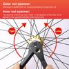 5 PCS Open-End Spanner Hub Repair Wrench Multi-Function Bicycle Cone Wrench  Bike Maintenance