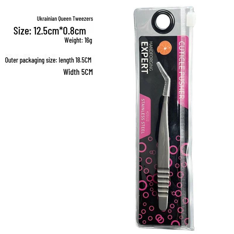 Precision Dual-Tip Stainless Steel Eyelash Tweezers & Beauty Scissors