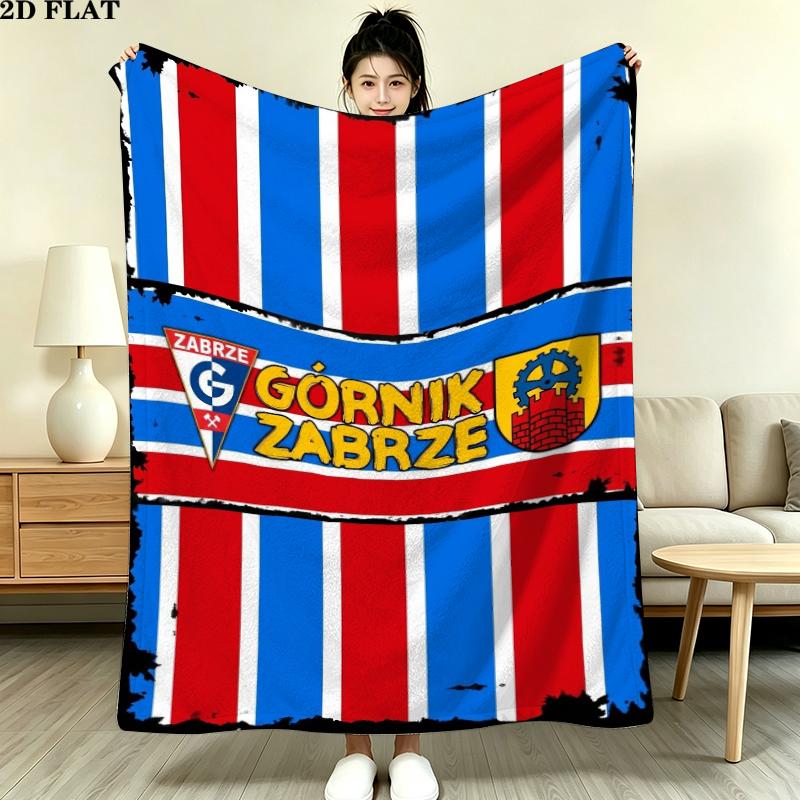 Grnik Zabrze Print Flannel Blanket, High quality Comfortable for All Seasons, Home Decor, Warmth and Comfort, Perfect for Christmas Gifts