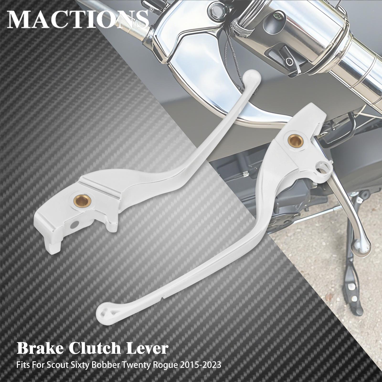 

Motorcycle Brake Clutch Levers Black Chrome Hand Control Brake Levers For Indian Scout 2015-23 Scout Bobber Twenty Scout Rogue Brake Clutch Lever B