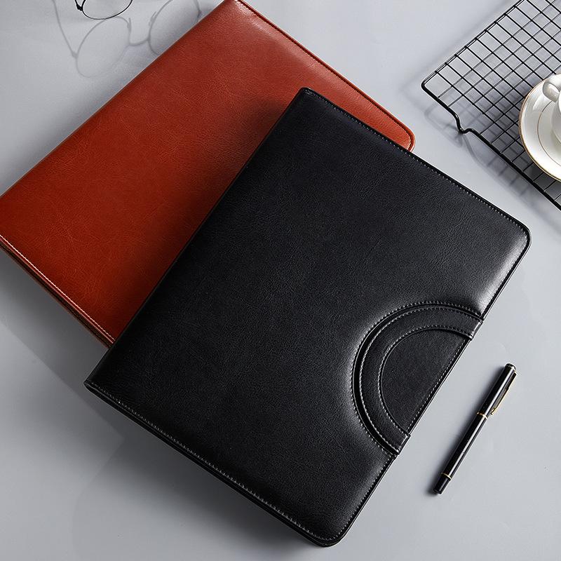 A4 Business Folder with Calculator and Zipper - Sales Manager's Document File Folder