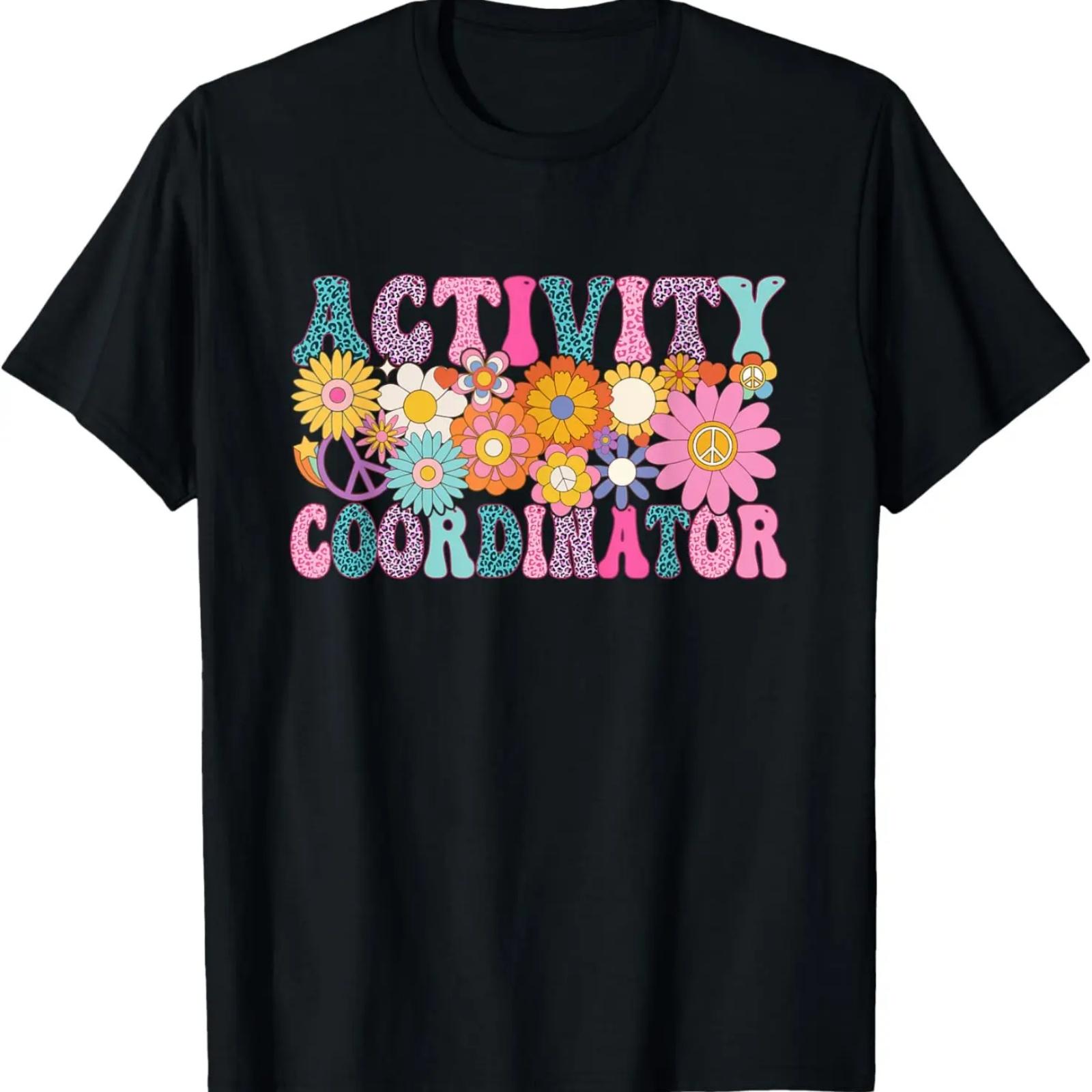

Activity Coordinator Week Groovy Appreciation Day For Women T-Shirt XXXXXL чёрный