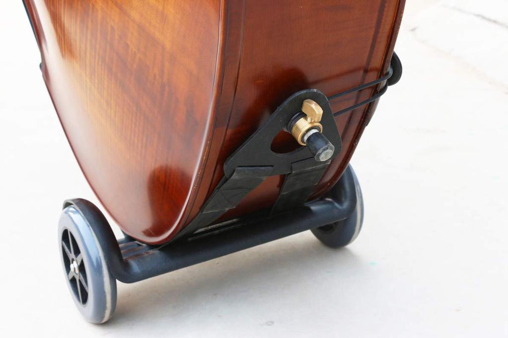 New Upright Double Bus Cart Carry Transport String Bus Wheel Buggy for 110-44 Double Bus