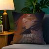 Fantasy Novel A-A Court Of Thorns And Roses 8 Natural Linen Pillow Case Double-Sided Decor Sofa Pillowcase Home Decor
