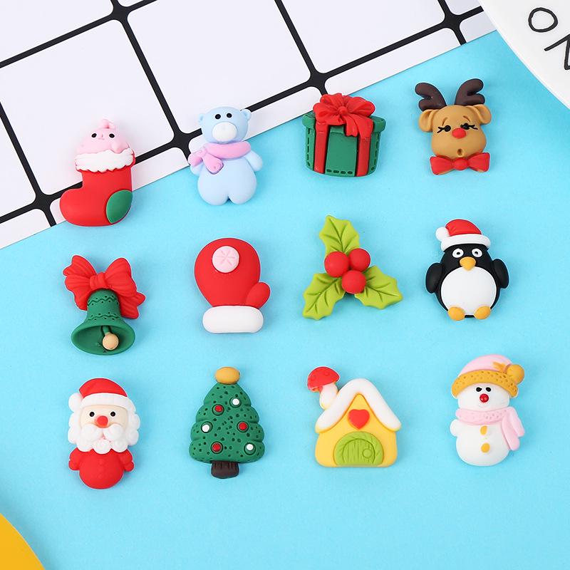 Hot Cartoon Santa & Snowman DIY Phone Case, Headwear, Hair Clips, Cup Decor.