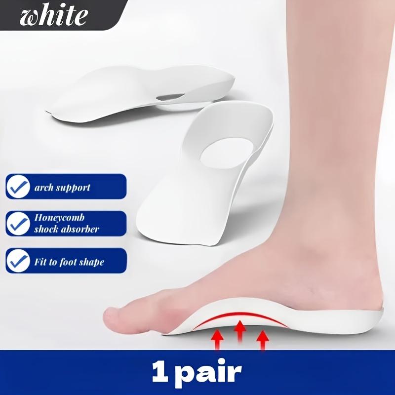 2pcs Plantar Support Insoles - Arch Support Cushions, Non-Slip Foot Pads for Flat Feet, Fallen Arches, Heels - Shoe Inserts for Running, Walking