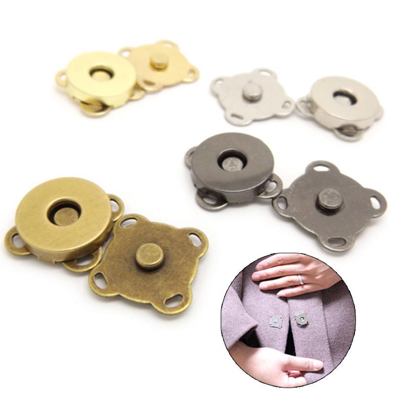 10ks knoflíků, zapínání na patentky, šití, magnetické kabelky, švestkový květ, šev, šperky, pevné cvočky, oblečení, kovové neviditelné kabelky