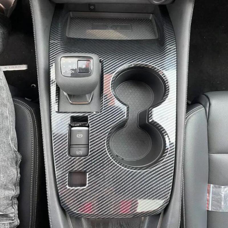 Center Console Gear Shift Knob Panel Cover Frame Decoration Sticker Interior Accessories For Nissan Qashqai J12   2024