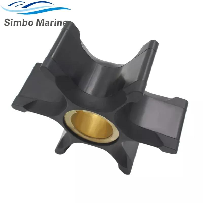 Outboard Water Pump Impeller With Key For Johnson Evinrude OMC Engine 85 115 135 140 175 200 235HP 385528 389642 777212 18-3043