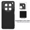 For ZTE Blade V70 Max Liquid Silicone Case Phone Back Cover with Hand Strap