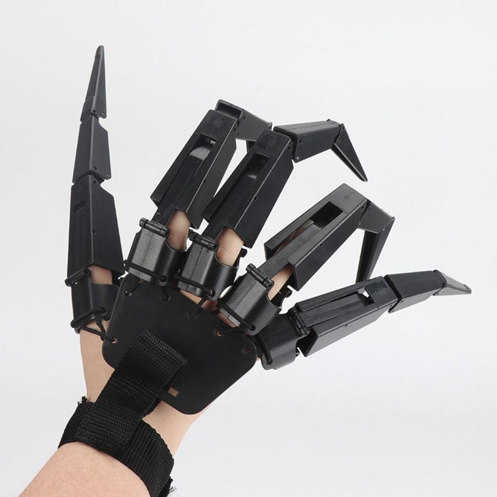 3D Scary Skeleton Hand Toys Skeleton Hand Extensions Flexible Finger 3D Articulated Finger  Party