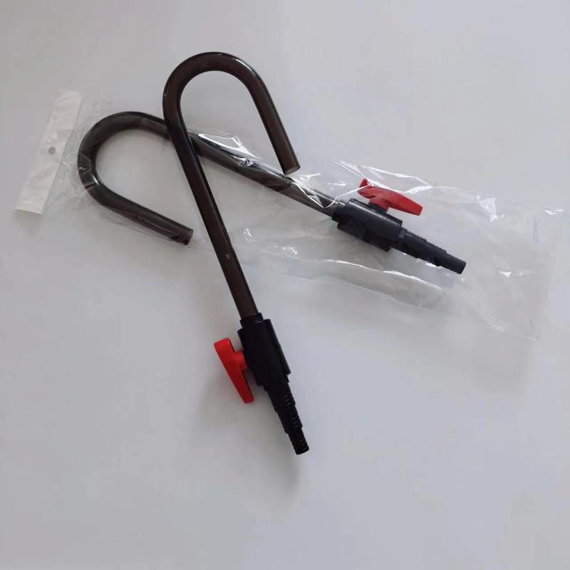 Aquarium Water Inlet Outlet Tube Flexible Change System For Easy Fish Tank Cleaning Home Use Transparent Design