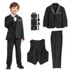 Formal Suit for Bow for Entrance Size 160 [LOLANTA] Kids' Boys, 5-Piece Set, Jacket, Pants, Vest, Tie, Suspenders, Weddings, Ceremonies, Graduations,