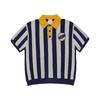 ACME DE LA VIE Collar Point Stripe Short Sleeve Knit (3Color)