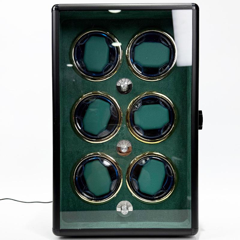 Aluminum Alloy Mechanical Watch Winder: Home Use Self-Winding Rotating Storage Box