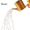 Solar Santa Watering Can Lights Light, Christmas Garden Stake Outdoor Decorative LED Pathway Light for Festive Front Yard Lawn Patio Decor Energy