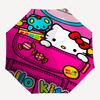 Hello Kitty,Candy Mouse Automatic Folding Umbrella Simple 8 Rib Design, Bright Cartoon Pattern, Durable Iron Frame, Suitable For Travel, Out