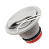 2PCS 8 Teeth Cover Boat Air Valve with Cover Rope Rubber Dinghy Valve  For Boat Enthusiasts