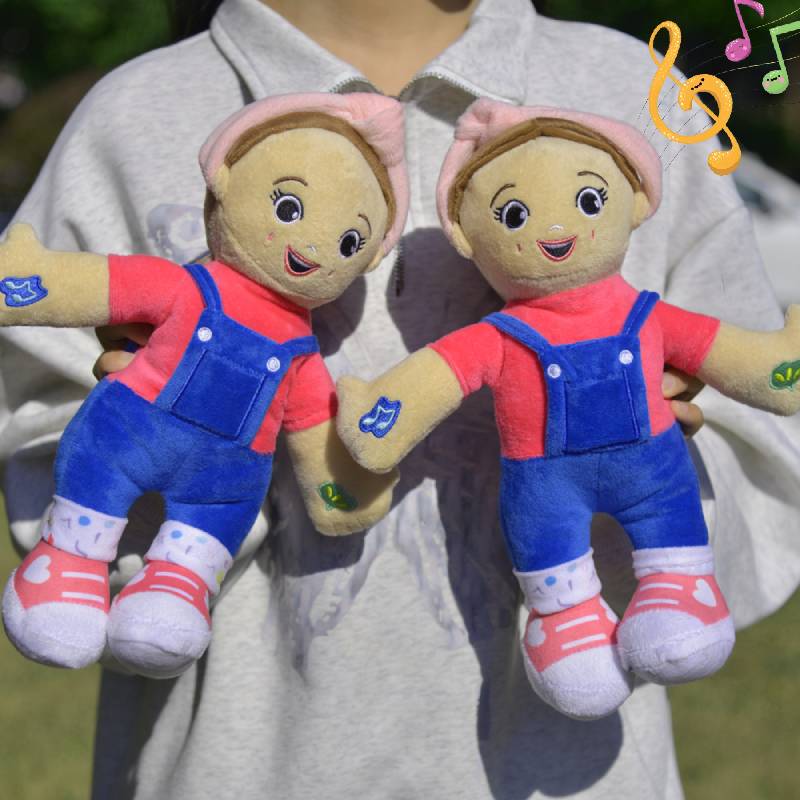 Sing And Speak Doll Musical Sensory Plush Toy Kids Interactive Gift