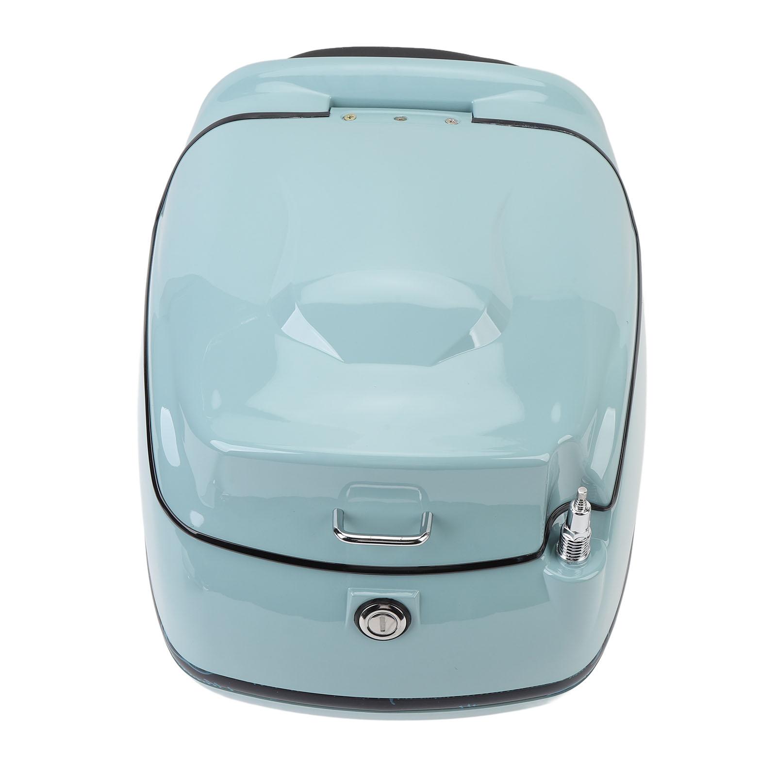 

38L Motorcycle Top Box Retro Water Resistant Motorcycle Luggage Top Case Fit for Electric Scooters