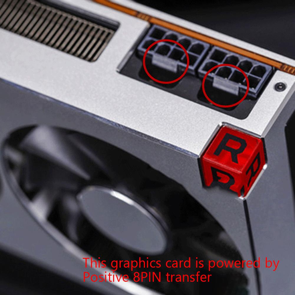 1-5Pcs 180 Degree ATX 8 Pin Power Supply Adapter 8 Pin Female To 8 Pin Male DIY for Graphics Card Desktop Computer Accessories