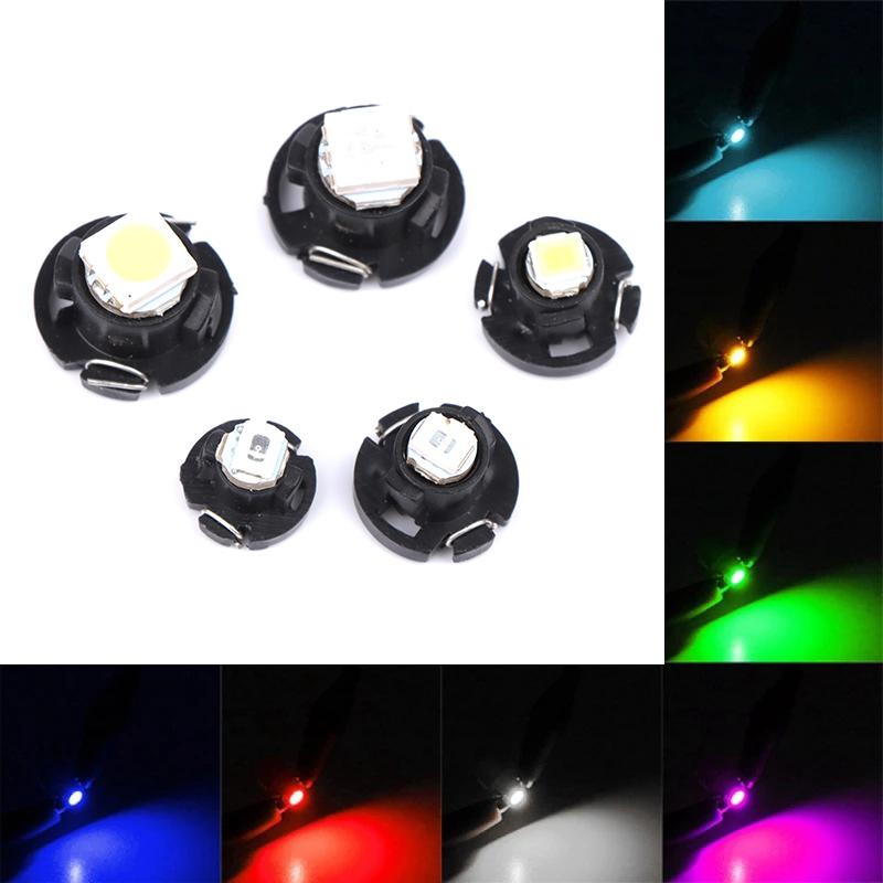 10PCS LED T3 T4.2 T4.7 Meter Bulb Trument 3528 Neo Wedge Warning Switch Radio Dashboard Indicator Panel Lamp Car Lights