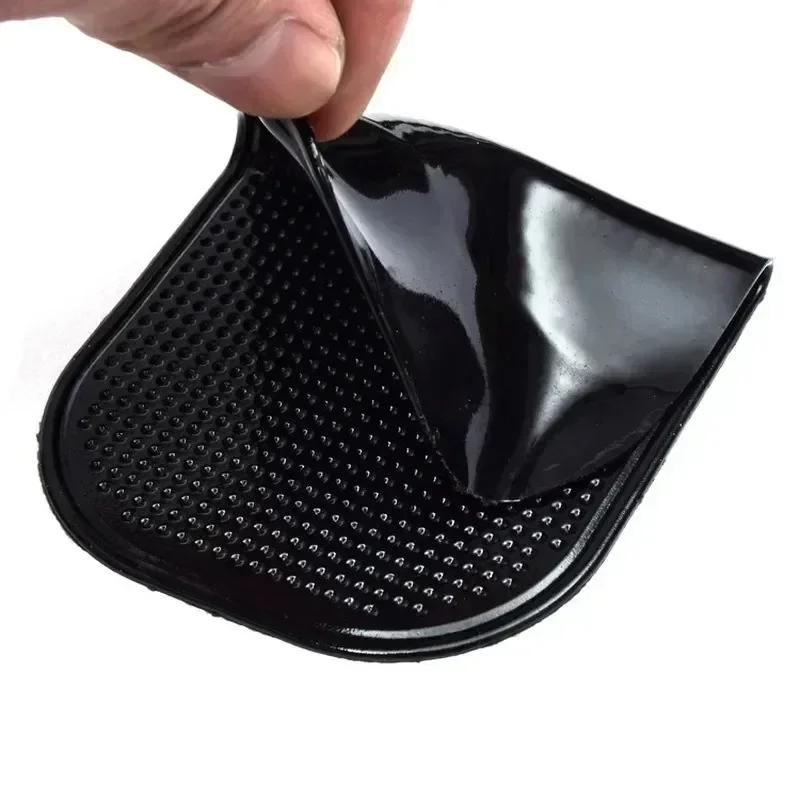 Car Non-Slip Mat Magic Anti-Slip Slide-Proof Pad Dashboard Sticky Dash Adhesive Cell Phone Mobile Holder Black Silicone