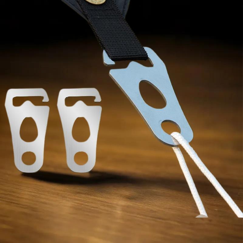 Stainless Steel Wind Buckle,Tent Adjuster, Wind Buckle Camping Rope Buckle,Tent Fastening Accessories Tent Quick Knot Buckle