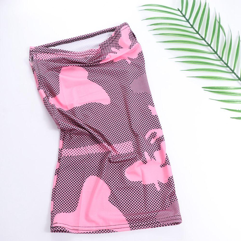 Protection Sunscreen Motorcycle Mask Ice Silk Mask Neck Tube Scarf Women Bandana Cycling Bandana