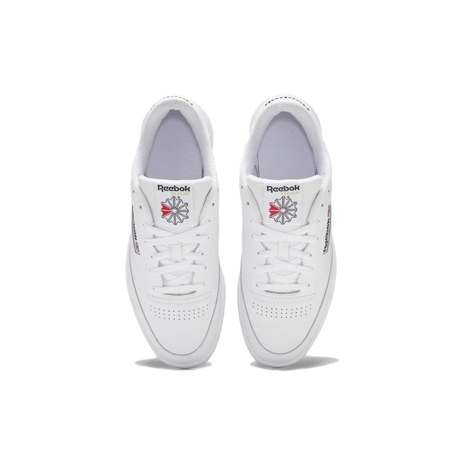 Reebok Club C 85 White Black Unisex Sneakers Core-Black 100009940