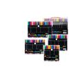 Stackable Double-Ended Double-Color Acrylic Markers, Opaque, Washable for Student Art & Graffiti.
