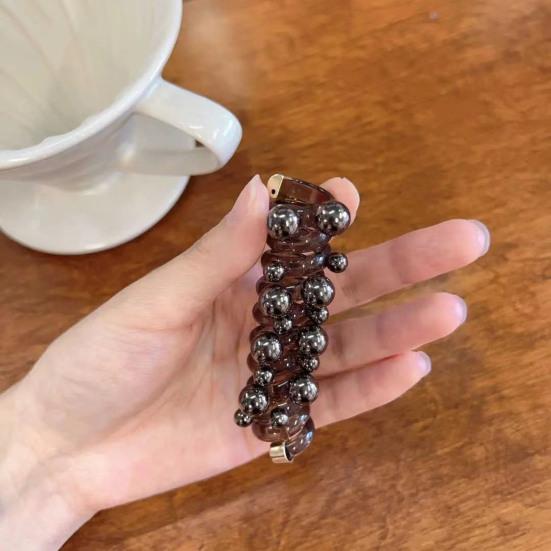 4Pcs Hair Rope Non-Damage Elastic Hair Ties Women Girls Reusable Non-Slip Bubble Braided Headband Hair Accessories