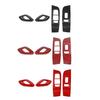 Door Interior Handle Window Lift Panel Decoration Protective Cover For Dodge Challenger 2015 Up Car Interior Accessories