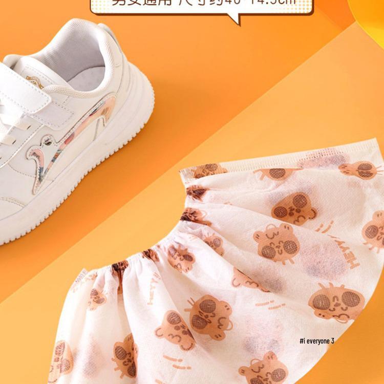 Printed Anti-slip Dustproof Non-woven Universal Disposable Thickened Shoe Covers