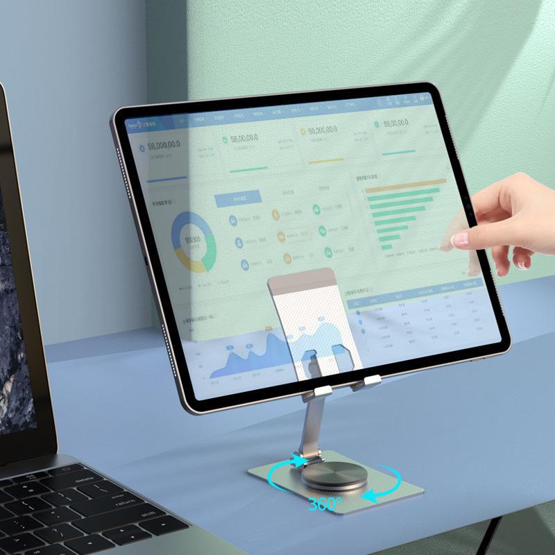 Multifunktionaler Handy- & Tablet-Ständer aus Aluminiumlegierung für den Desktop-Einsatz