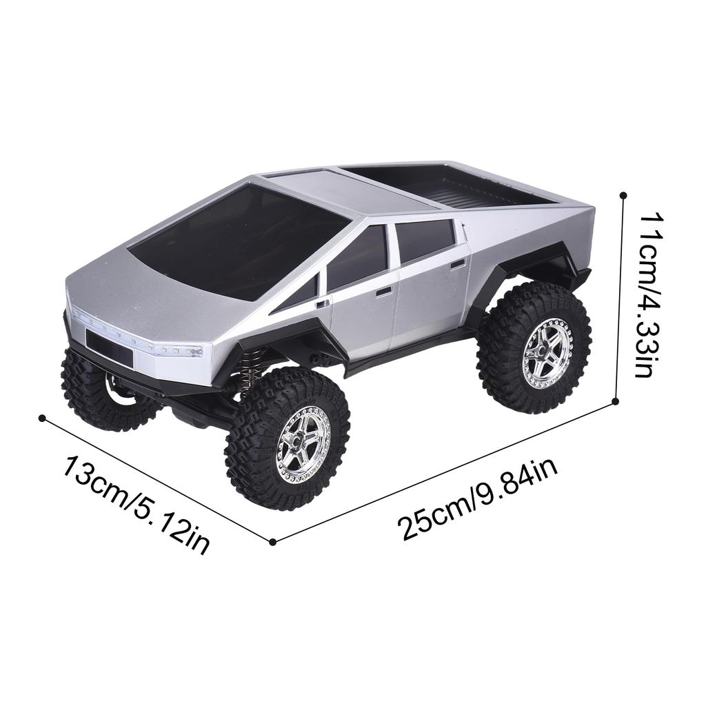 Remote Control Car, 2.4 GHz 1:18 Scale High Speed Off Road Truck with LED Lights, Outdoor 4WD Electric Vehicle for Boys