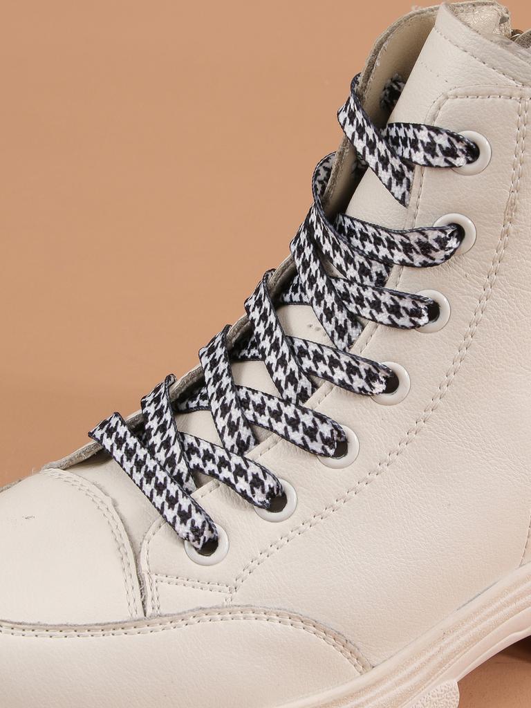 1 Paar personalisierte Vogelgitter-Schnürsenkel für Damen und Herren, geeignet für Sportschuhe verschiedener Typen