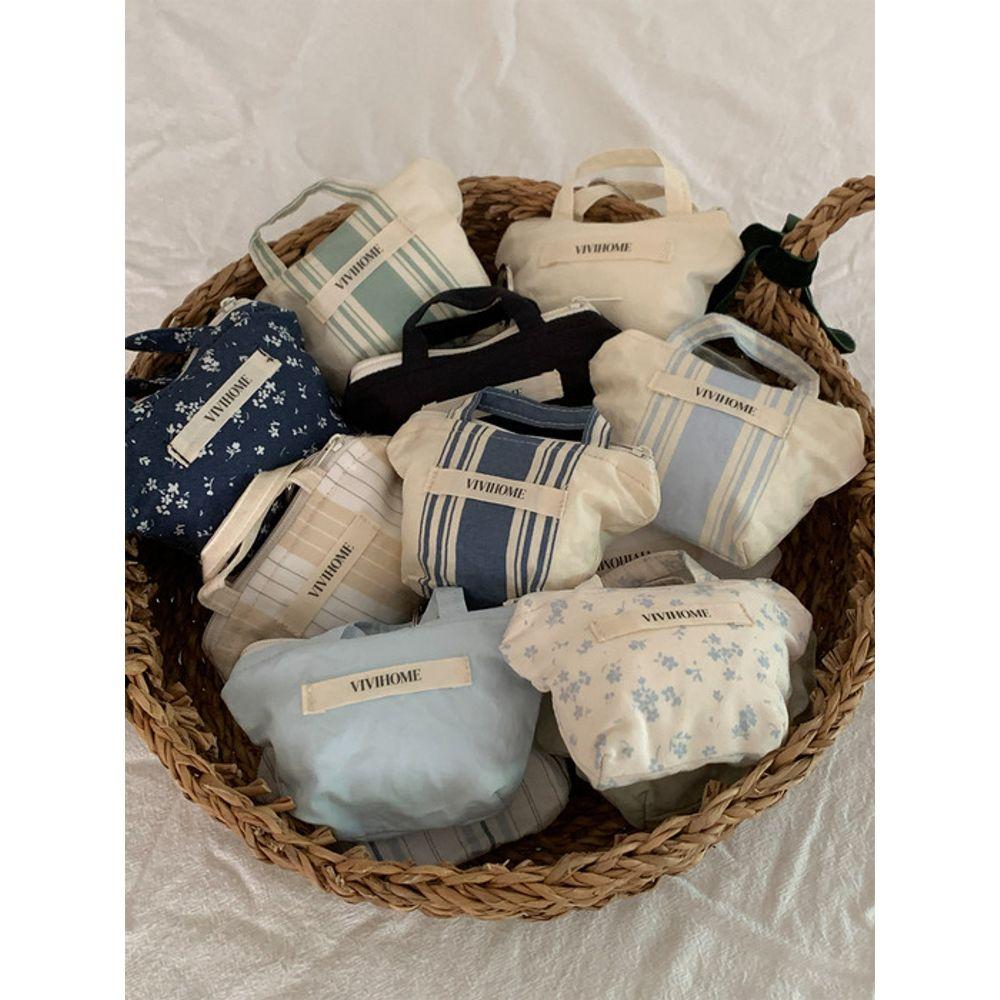 

vivihome міні еко-сумка-брелок для ключів, апсайклінг, 15 видів London Navy