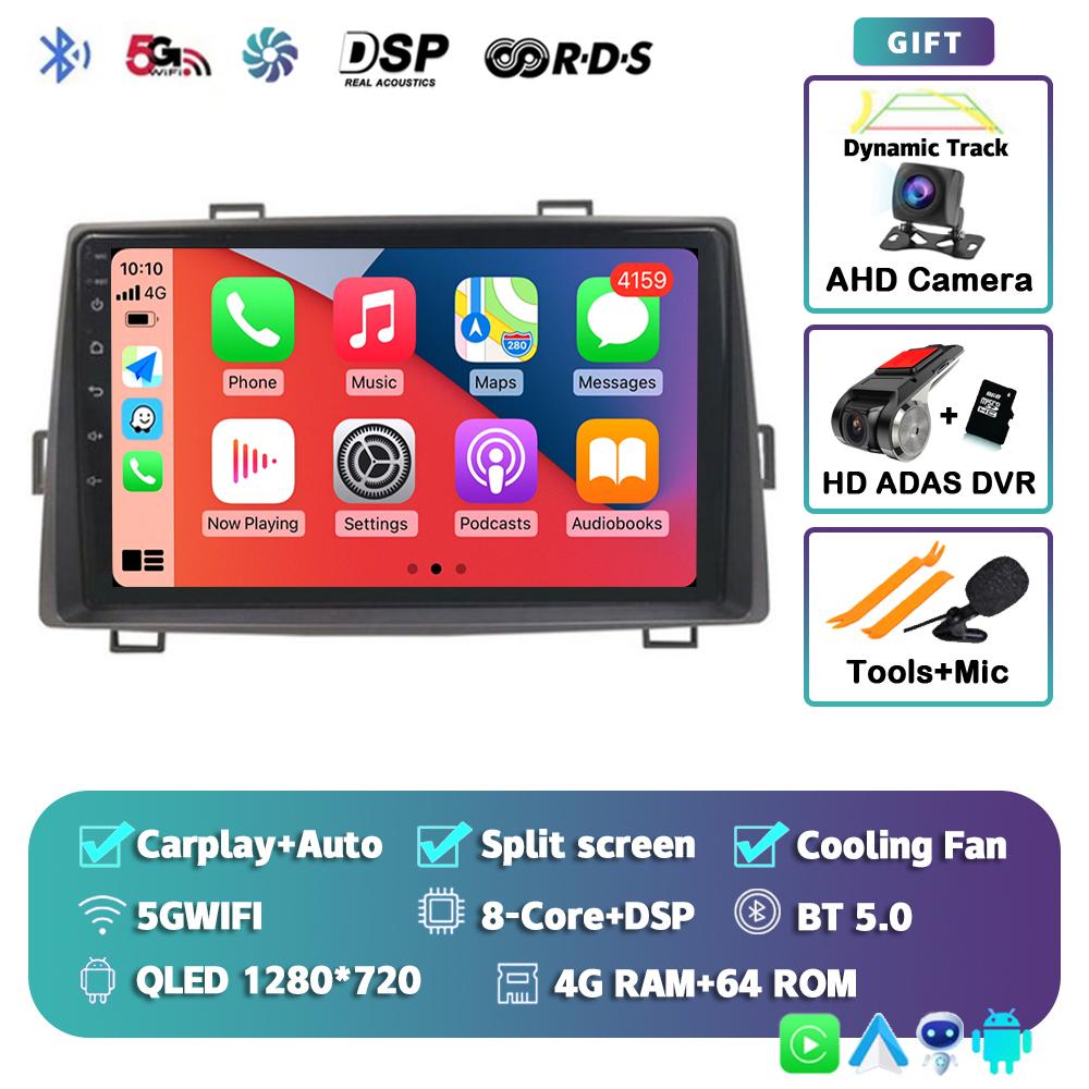 Android 14 Car Radio For Toyota Noah Voxy 2007 2010 2011 2012 2013 Car Radio Navi Multimedia Player Stereo GPS Carplay No 2din