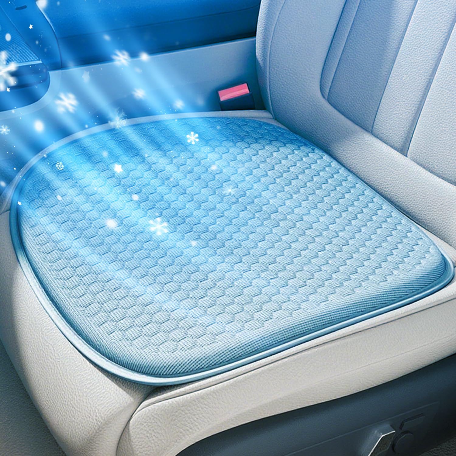 

Car Gel Highly Pressure Honeycomb High Portable and for and Chair Large Size Cushion, Cooling, Breathable, Dispersion, Structure, Rebound, Non-Slip, синий