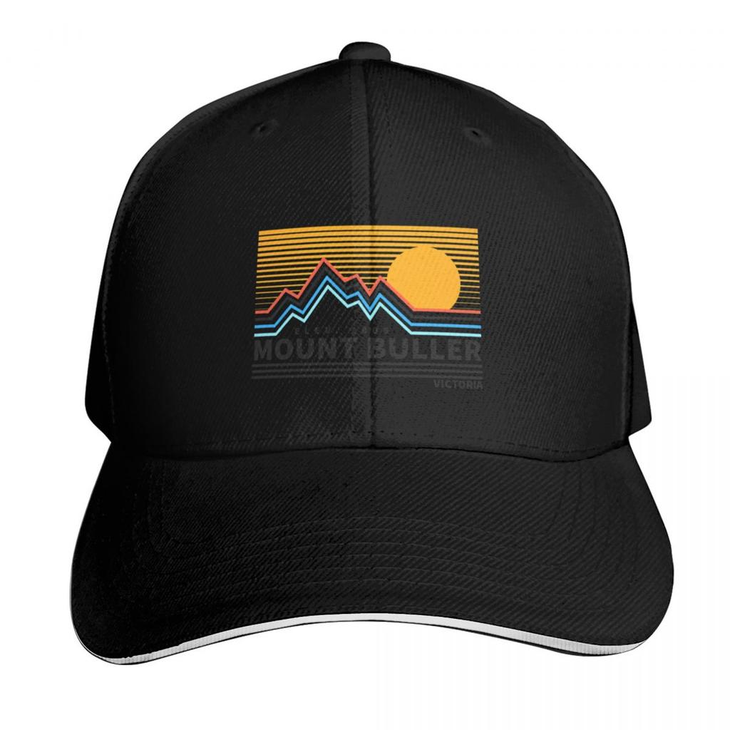 Mount Buller Victoria Australia Vintage Retro Hiking Snowboarding Adventure Skiing Mountain Baseball Cap