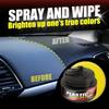 Advanced Engine Restorer Sprayed Renews Plastic Trim Waterproof Protection Lasting Surfaces Restoration Color Enhancement