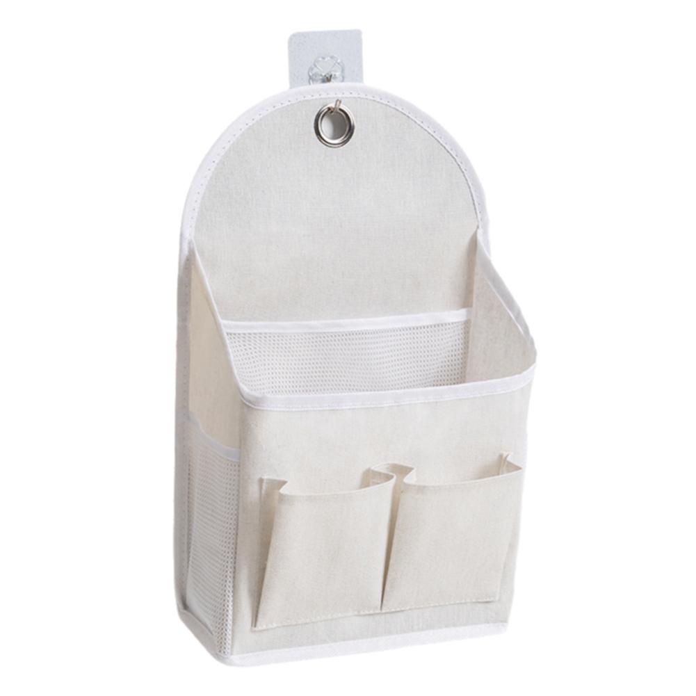 Wall Mounted Storage Bag Fabric Hanging Storage Bag for Dormitory Wall Door Bags Dual-Pocket Side Mesh Organizer Holder