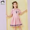 Betty 2026 Summer Girls' Loose Short Sleeve Dress