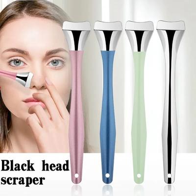 Stainless Steel Blackhead Removal Tool Scraping Acne Needle Manual Blackhead Squeezing Shovel Facial Tools Face Cleaner