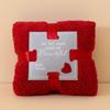 Coral Fleece Wedding Towel: Full Moon Dowry Gift, Engagement Joy, Couple Souvenir.