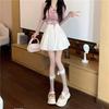 2026 Spring/Summer High Waist Bubble Mini Skirt for Women - Slimming Fluffy A-line Skirt with Anti-Exposure Design.