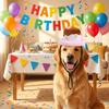 Soft Simulated Cake Dog Hat Colorful Dog Party Hat Cute Pet Birthday Hat  Dress Up
