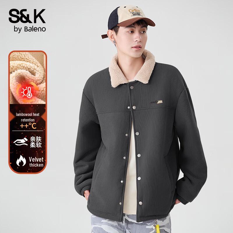 Baleno Men's S&K Casual Fleece Winter Jacket